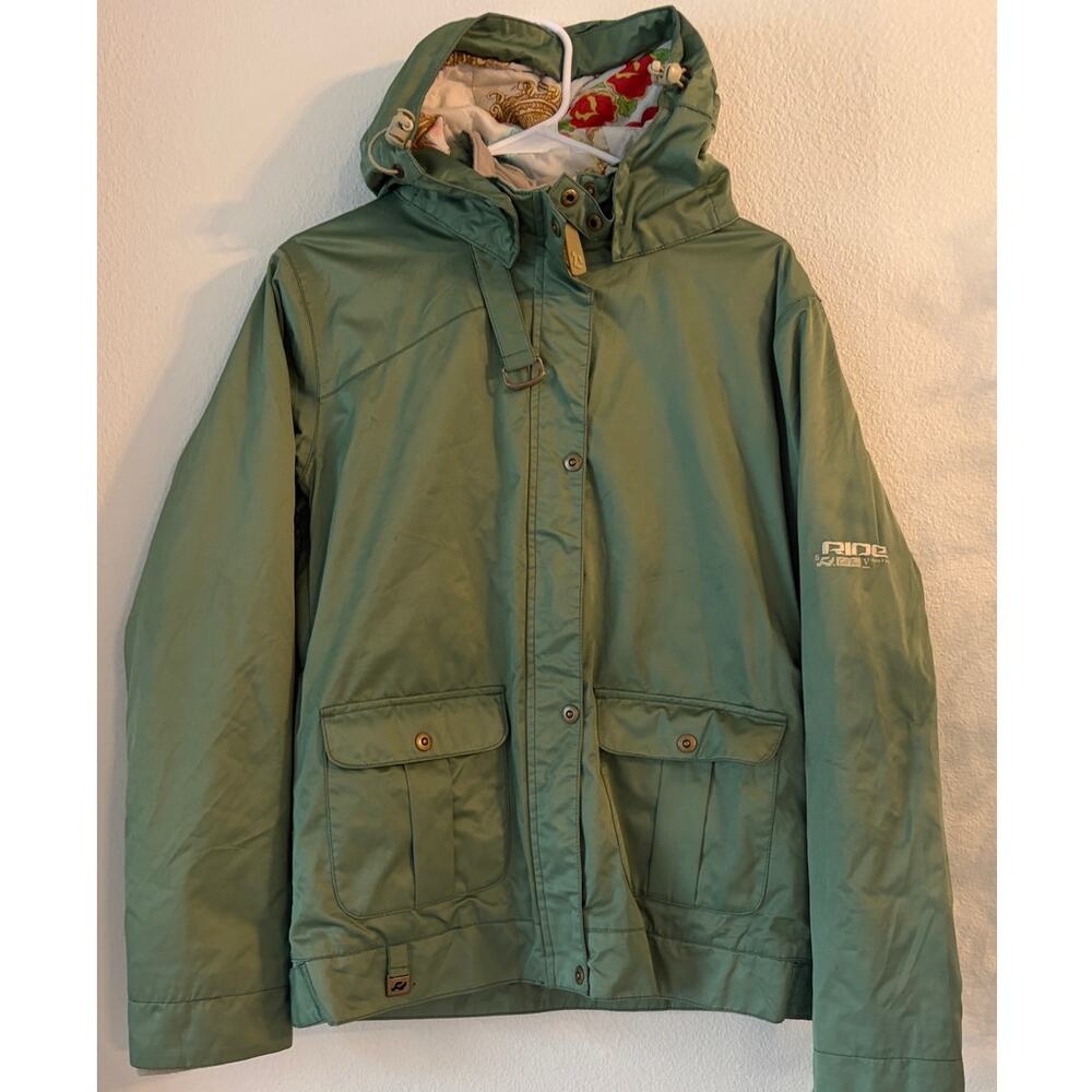 Vintage Y2K Ride Snowboards Cell Series RV Women's Snowboard Ski Jacket Medium